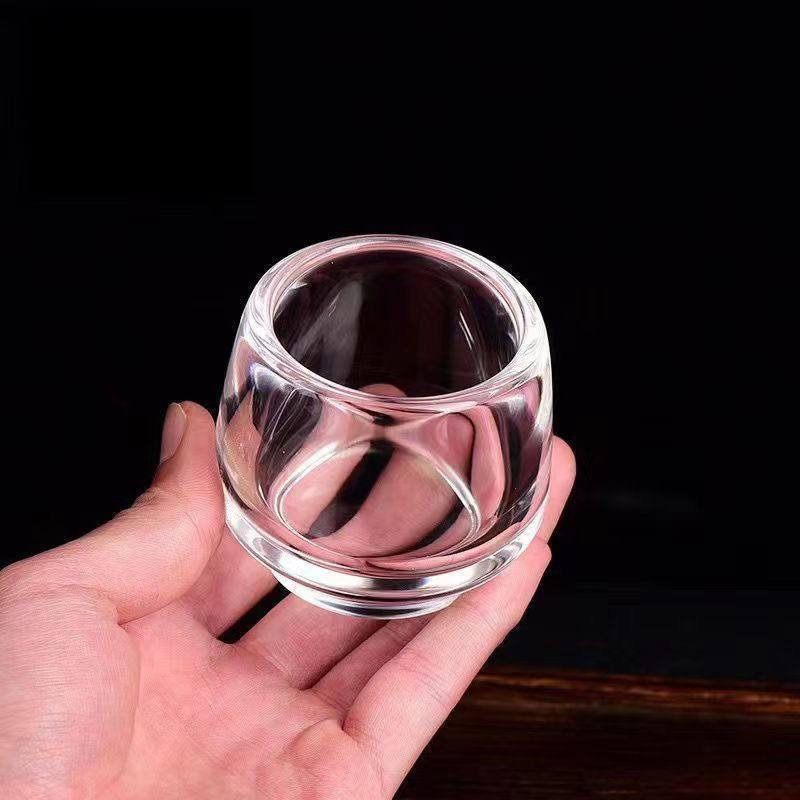 【6只】加厚扳指杯客厅不烫手个人用透明家用中式养生酒杯玻璃杯,淘宝优惠券,粉丝福利购,淘宝优惠卷