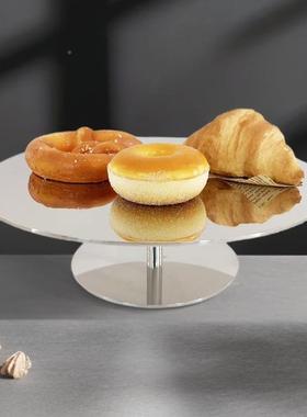 简约镜面托盘厨果盘糕托水餐果点心托盘样板房蛋酒店桌房8530软装