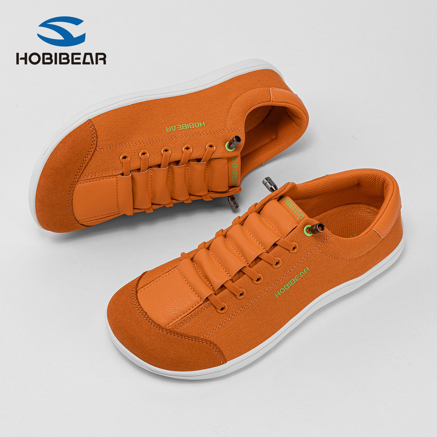 HOBIBEAR哈比熊宽楦赤足鞋2026春季新款4e宽头百搭潮流平步休闲鞋,淘宝优惠券,粉丝福利购,淘宝优惠卷