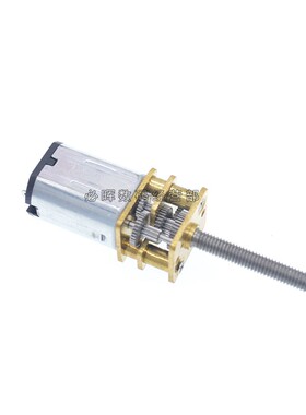 超长粗大M3*55螺纹N20电机 N20丝杆减速电机 微型螺纹马达