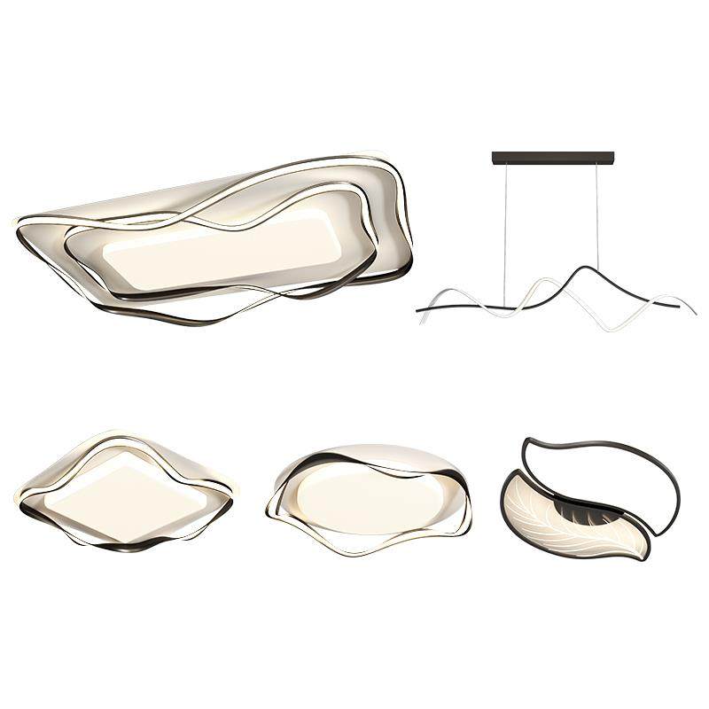 广东中山灯具全屋组合套餐现代简约大气客厅主灯意式极简吸顶灯,淘宝优惠券,粉丝福利购,淘宝优惠卷
