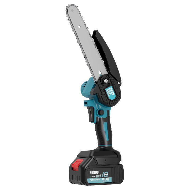 8寸充电式无刷锂电锯家用电锯手持户外电链锯单手锯锯树果园伐木,淘宝优惠券,粉丝福利购,淘宝优惠卷