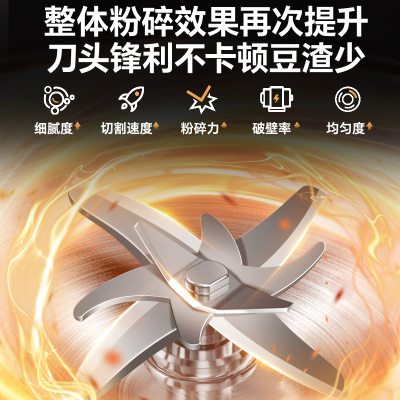 Meiling Qingyin broken wall soy milk machine large capacity