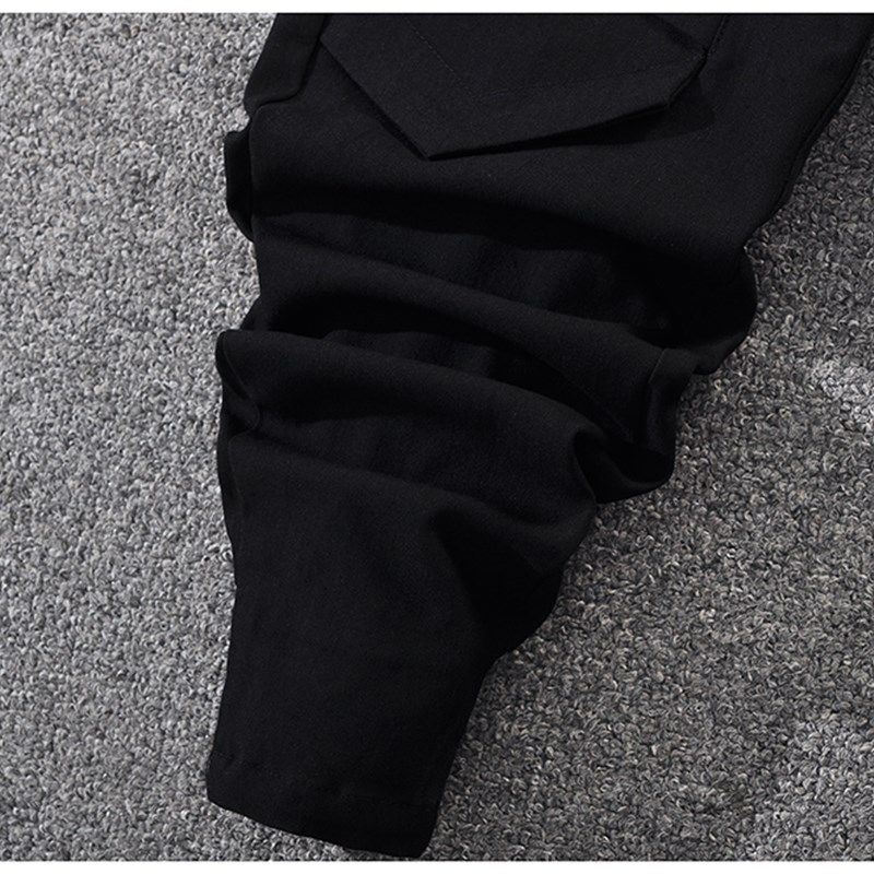 新款秋季男士修身小脚休闲裤纯色束口裤韩版潮流显瘦百搭哈伦裤子,淘宝优惠券,粉丝福利购,淘宝优惠卷