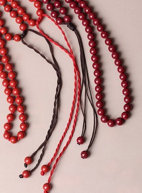 手工编织项链绳牌子吊坠挂绳男女士挂脖朱砂挂件绳玉器挂坠绳子