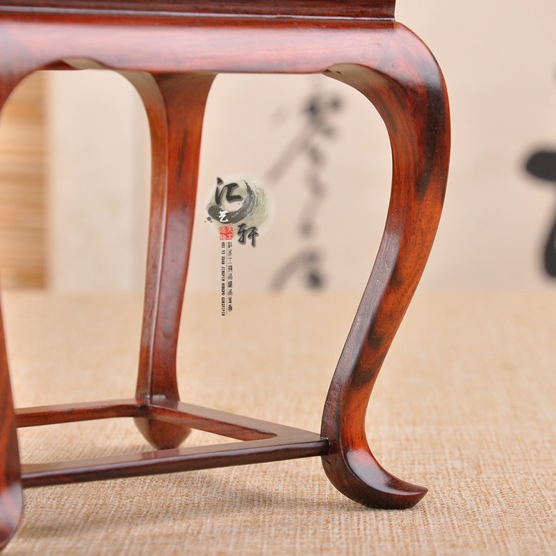 红木大红酸枝新中式弯脚微方几茶壶香炉底座文玩摆件花瓶盆景托架,淘宝优惠券,粉丝福利购,淘宝优惠卷