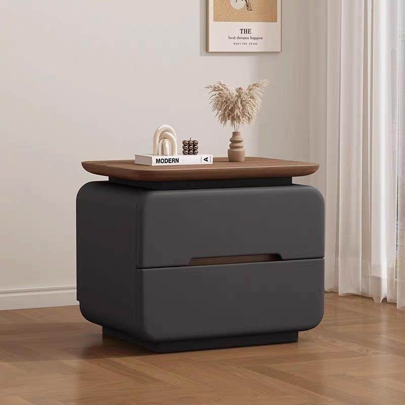 简约奶油现代小型床头柜高级卧室纯实木新款轻奢收纳储物柜床边柜,淘宝优惠券,粉丝福利购,淘宝优惠卷