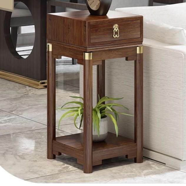 沙发边几角几方几小桌子小茶几实木轻奢客厅电视边柜高花架置物架,淘宝优惠券,粉丝福利购,淘宝优惠卷