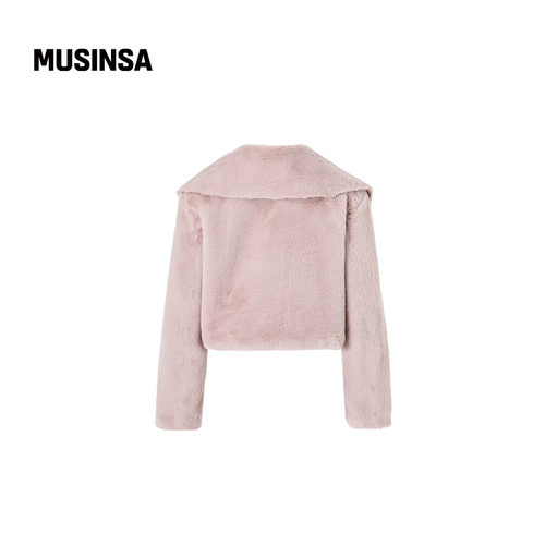 Not your rose韩国25秋冬毛绒水手夹克复古可爱休闲风外套MUSINSA - 图3