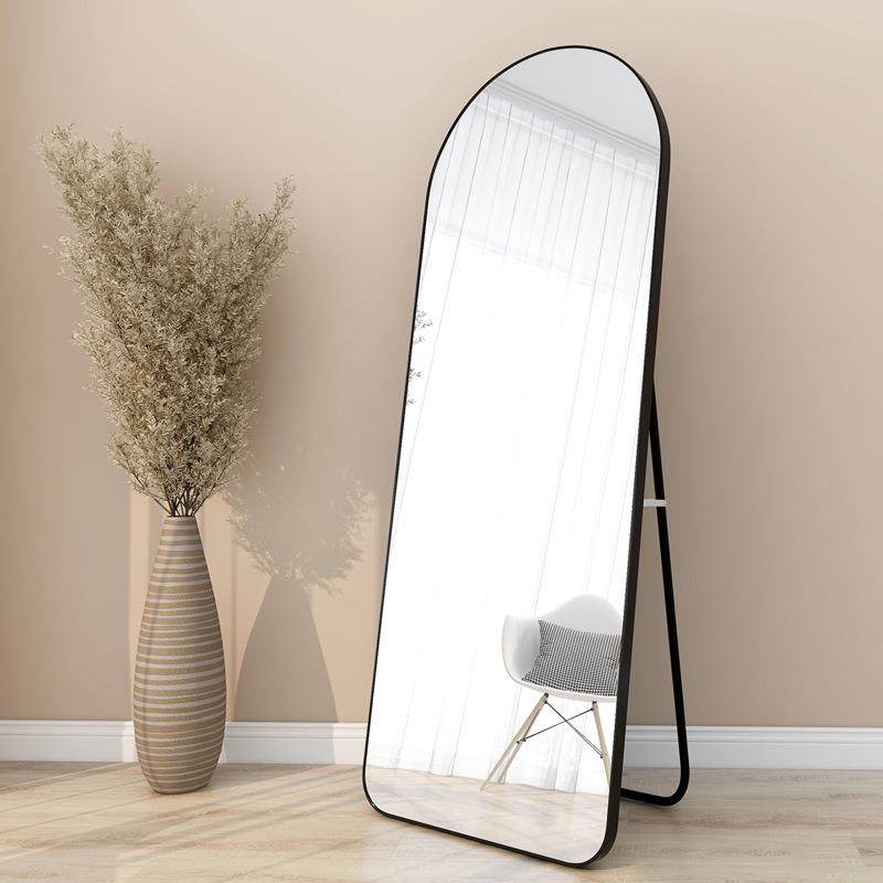 拱形全身卧镜落地家式女生室壁挂穿衣镜可挂墙RIJ用试衣大镜子落,淘宝优惠券,粉丝福利购,淘宝优惠卷