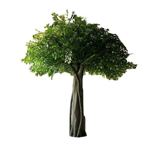 仿橄真榕树大型假树户外饰仿真榄树水泥XPC树室内装包柱树发树财 - 图3