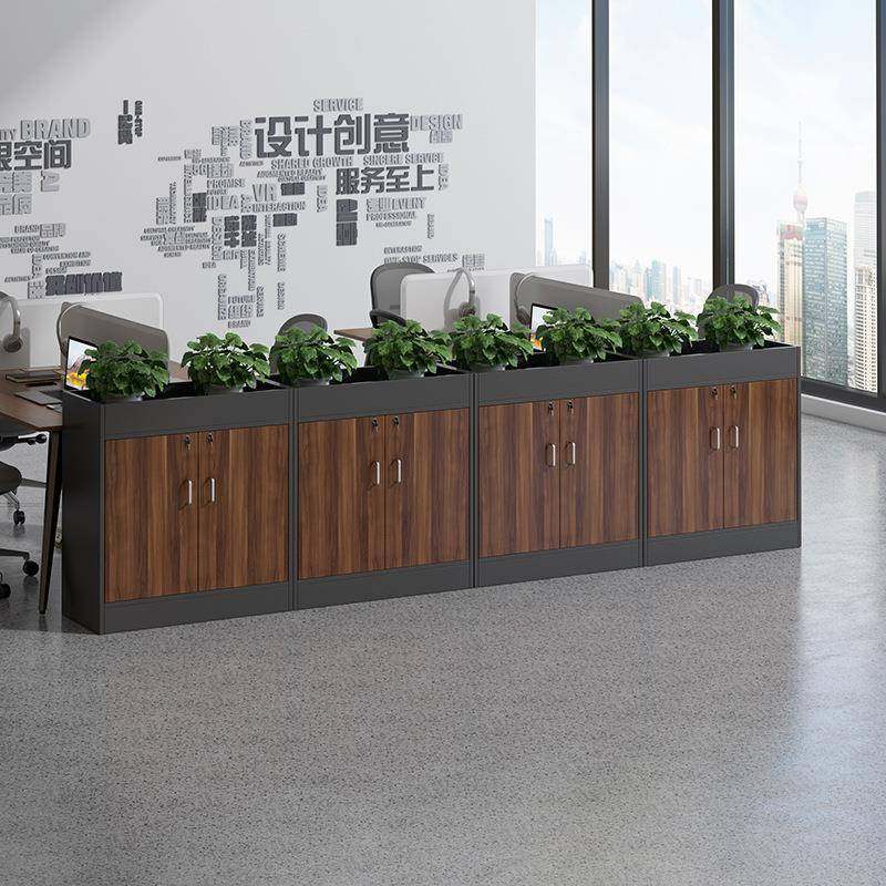 办公室隔断柜花槽柜柜地柜组合长条矮柜文件柜储物柜杂落物YBG小,淘宝优惠券,粉丝福利购,淘宝优惠卷