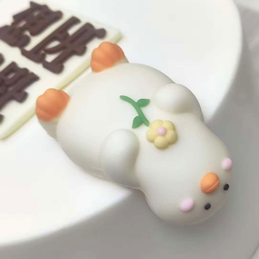躺平鸭巧克力蛋糕装饰网红摆烂鸭可食用烘焙甜品慕斯卡通生日摆件,淘宝优惠券,粉丝福利购,淘宝优惠卷