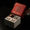 New Chinese style high-end red oriental aesthetic gift box gift-giving special packaging box cover bowl tea cup tea set gift box