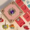 Girls' handmade DIY ring toys, various sticker machines, magic books, children's homemade stickers, hands-on Guka gifts