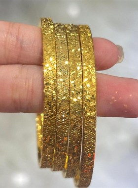 古法金包银碎冰冰手镯女款时尚手环手链生日礼物送女友节日送妈妈