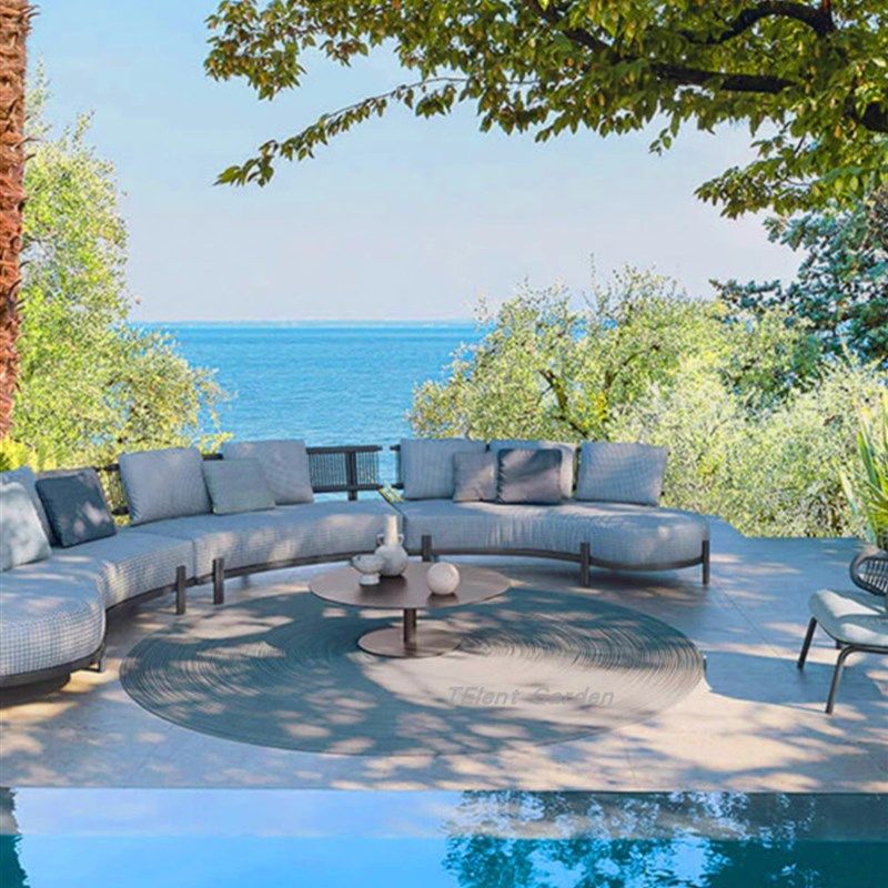 北欧户外圆形休闲沙发茶座藤编庭院防雨防晒家具露天阳台室内花园,淘宝优惠券,粉丝福利购,淘宝优惠卷