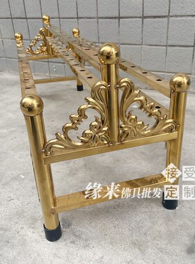 带竹红蜡烛304不锈钢蜡烛台室内户外H用金色蜡烛座架子桌面式摆件