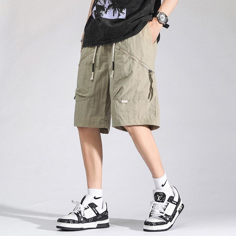 工装休闲短裤2024夏季新款大码潮牌韩版男女宽松运动直筒五分裤子,淘宝优惠券,粉丝福利购,淘宝优惠卷