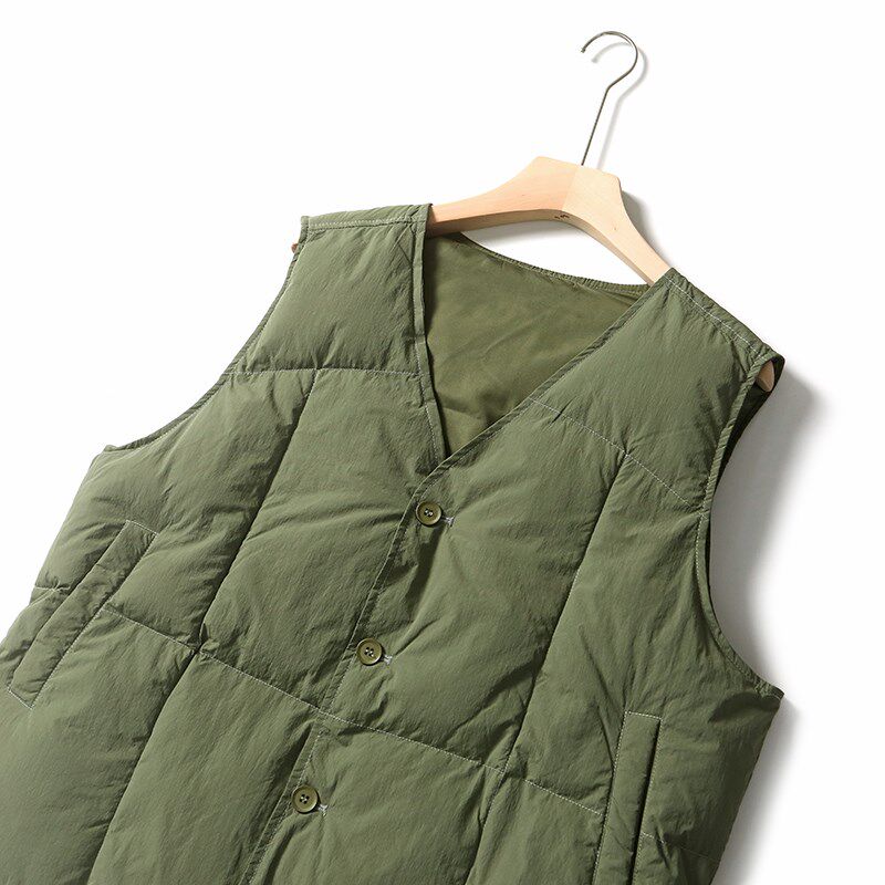 日系高街 防风防水尼龙加厚夹棉保暖秋冬男女休闲V领背心棉马甲,淘宝优惠券,粉丝福利购,淘宝优惠卷