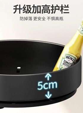旋转调料置物架厨房台面托盘多功能油盐酱醋调味料用品大全收纳盒