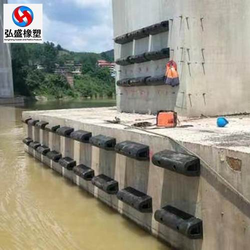 橡胶防撞条橡胶护舷D型DA型GD型O型圆形码头桥墩交通设施 - 图1