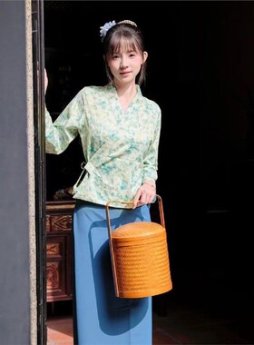 小娘惹服装禅意茶服西双版纳傣族裙子特色名族服装酒店茶服店服女