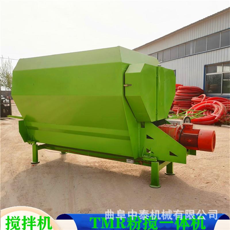 养殖场TMR饲草混合机直连电机款搅拌机牧区双轴粉碎全日粮制备机 - 图1