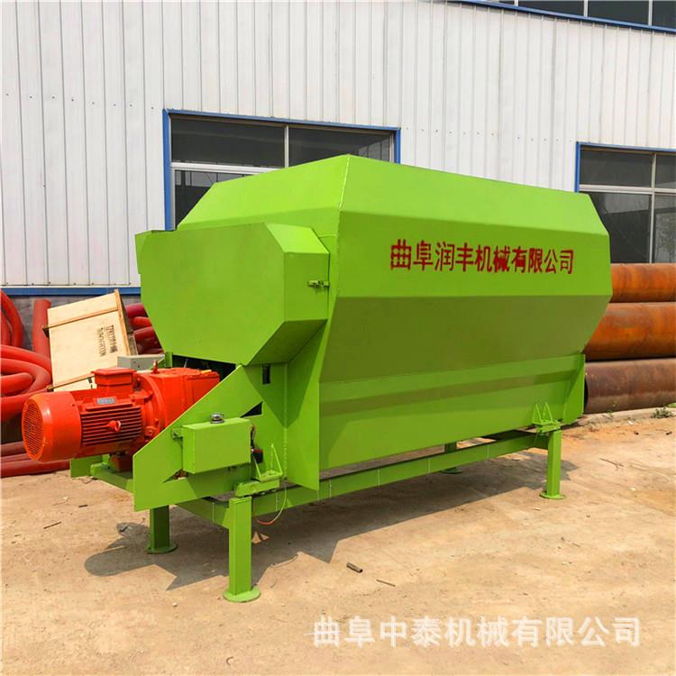 养殖场TMR饲草混合机直连电机款搅拌机牧区双轴粉碎全日粮制备机 - 图2