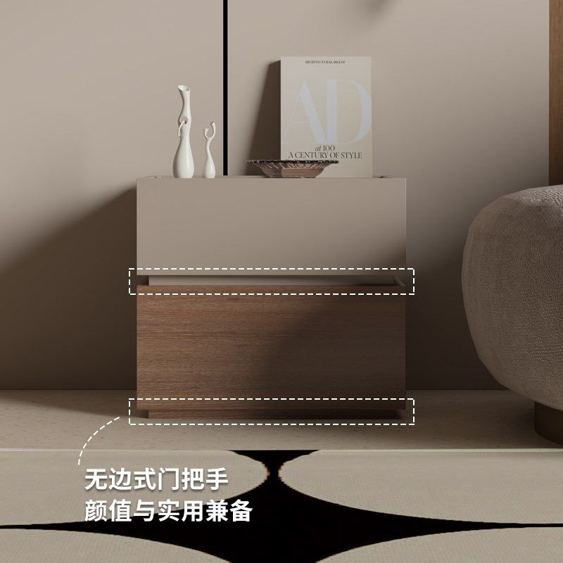 实木床头柜简约现代家用卧室小z柜子储物柜床边柜轻奢高级感收纳,淘宝优惠券,粉丝福利购,淘宝优惠卷