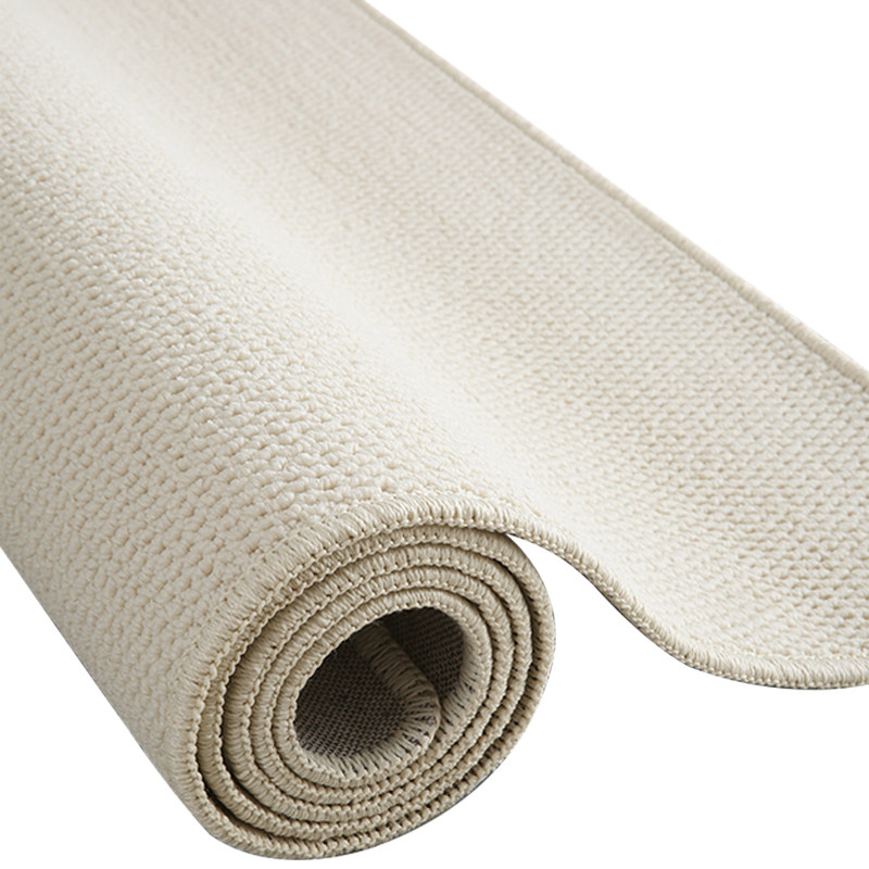 米白色奶油风地毯卧室床边毯高级感客厅茶几毯纯色地垫满铺大面积,淘宝优惠券,粉丝福利购,淘宝优惠卷