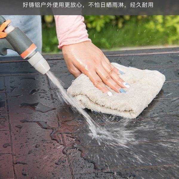 藤朝户外铸铝桌子室外花园庭院露天休闲单桌室外阳台象棋铸铝桌椅,淘宝优惠券,粉丝福利购,淘宝优惠卷