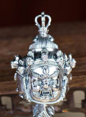 99银普巴金刚杵家用现代杵金刚橛大号220g摆件