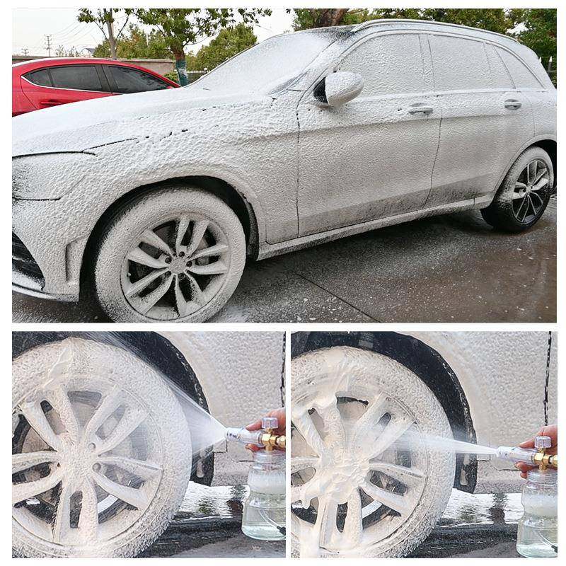 全铜款大口透明PA泡沫壶高压洗车机泡沫喷枪喷头SnowFoamLance,淘宝优惠券,粉丝福利购,淘宝优惠卷