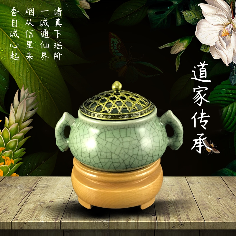 电香炉插电家用陶瓷熏香q炉定时调温香道用品净化空气电子香薰炉 - 图2