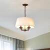 American retro chandelier master bedroom room lamp restaurant bar table lamp country style simple creative pleated fabric lamps