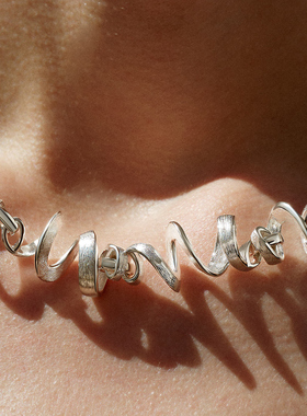 Le' Murmure 限量高奢意大利百年匠心獨家原创纯手工拉丝纯银项链