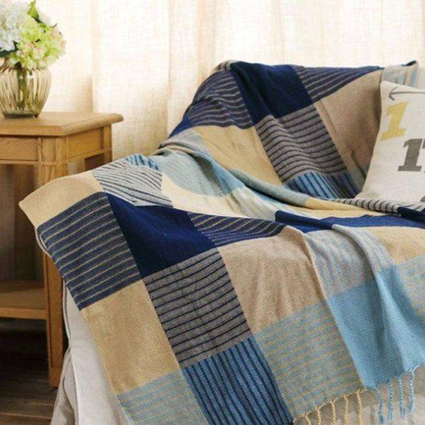 复古式沙发巾北欧沙发布全盖纯色毯子单人网红沙发套沙发垫盖布罩,淘宝优惠券,粉丝福利购,淘宝优惠卷