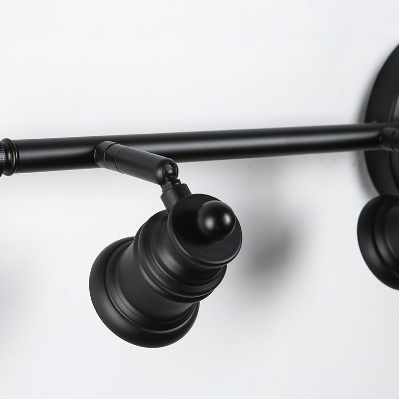 美式镜前灯卫生间led镜灯防水镜柜洗手间浴室灯壁灯黑色北欧灯具,淘宝优惠券,粉丝福利购,淘宝优惠卷