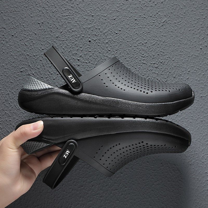 男士外穿洞洞鞋拖鞋男女防滑厚底凉鞋夏季运动潮流户外透气沙滩鞋,淘宝优惠券,粉丝福利购,淘宝优惠卷