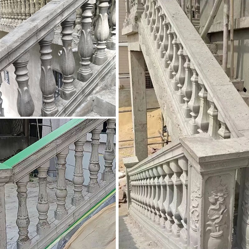 楼梯扶手模具罗马柱阳台栏杆围栏护栏室外柱子水泥模板别墅房子 - 图3