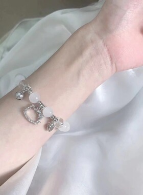 hellokitty铃铛diy手链闺蜜手环