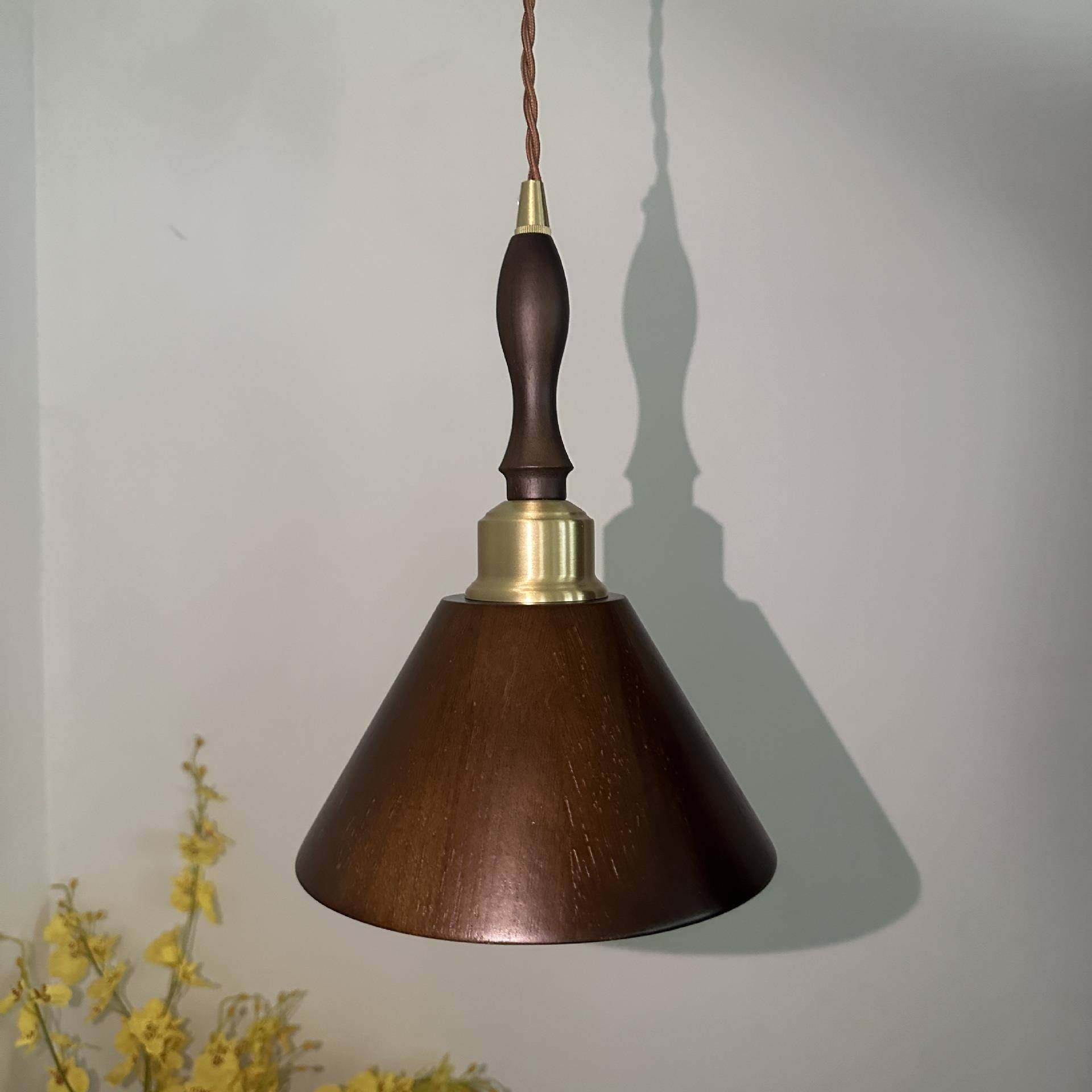 灯581中式餐厅胡吊灯茶室黑桃卧室日式沐创意复古床木头小吊灯吧,淘宝优惠券,粉丝福利购,淘宝优惠卷