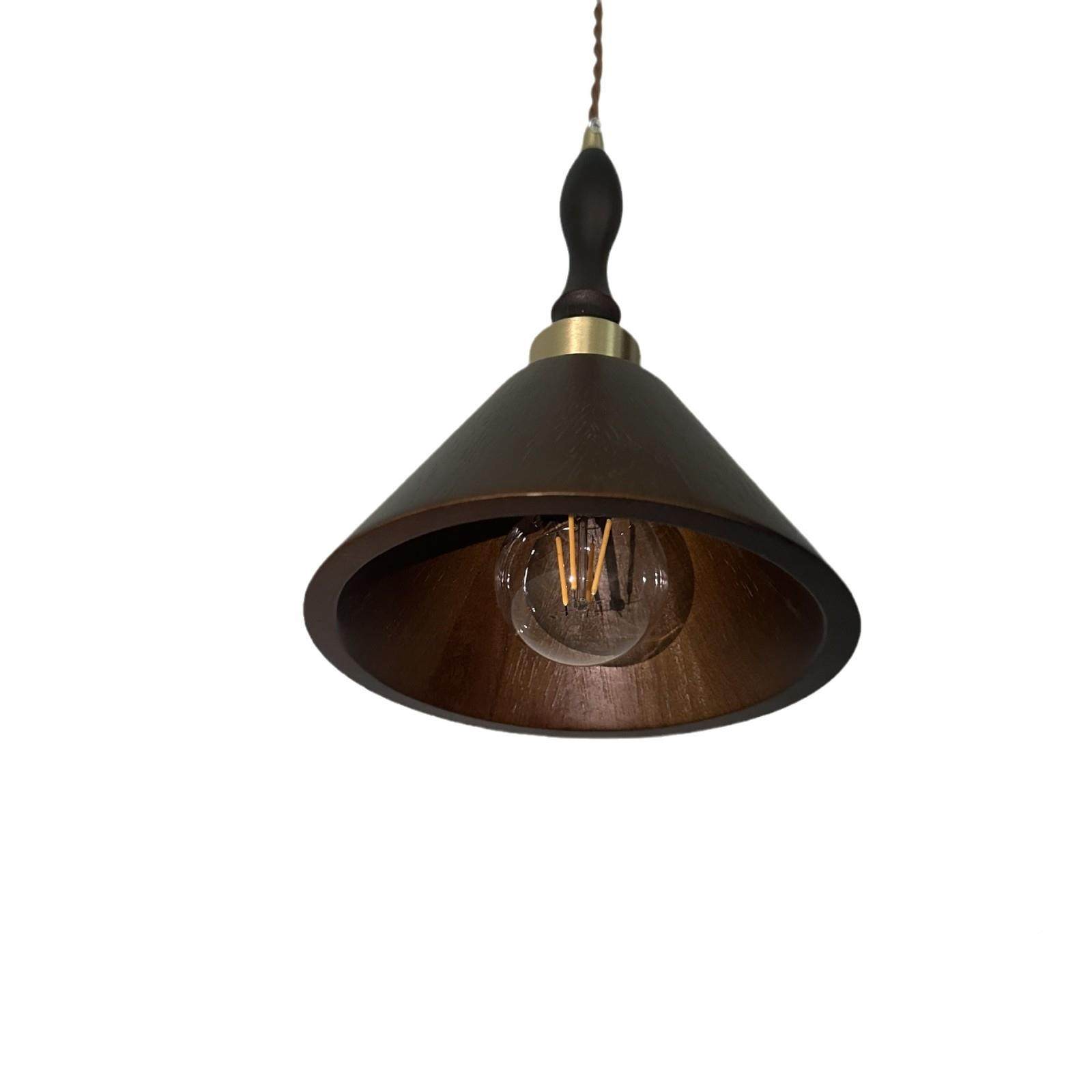 灯581中式餐厅胡吊灯茶室黑桃卧室日式沐创意复古床木头小吊灯吧,淘宝优惠券,粉丝福利购,淘宝优惠卷