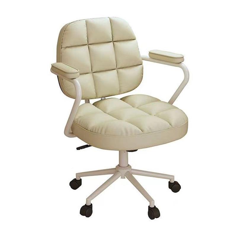 电脑椅升子坐家桌用舒适书房书办公靠背座椅久女生卧室化妆可升降 - 图3