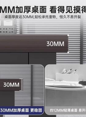 办公桌简约现代老板桌职员双人组合工位台式带抽屉卧室成人工作台