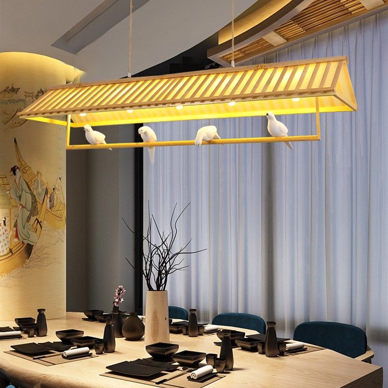 个性竹艺吊灯中式复古禅意茶室日式料理寿司店民宿特色餐厅吧台灯,淘宝优惠券,粉丝福利购,淘宝优惠卷