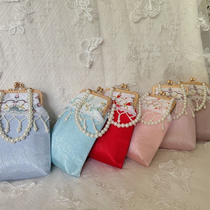 珍珠流苏d花边球球零钱包小废包手机包,淘宝优惠券,粉丝福利购,淘宝优惠卷