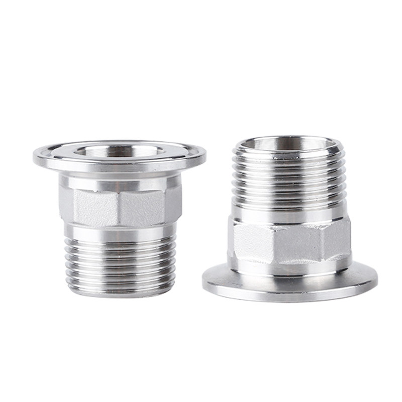 卫生级快装六角外丝304不锈钢316卡盘外螺纹接头卡箍快速丝扣BPST,淘宝优惠券,粉丝福利购,淘宝优惠卷