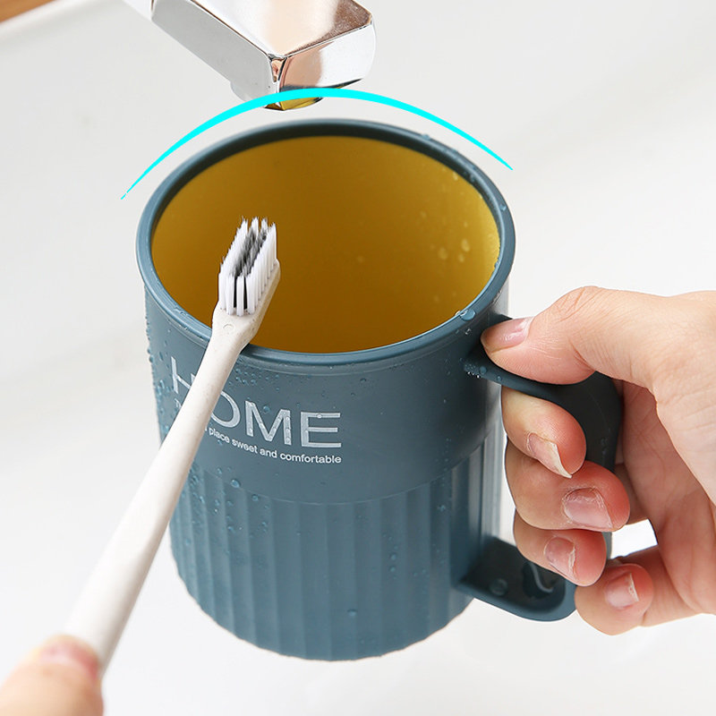 漱口杯牙杯塑料刷牙洗漱牙刷杯子简约家用情侣ins风牙缸口杯牙桶,淘宝优惠券,粉丝福利购,淘宝优惠卷
